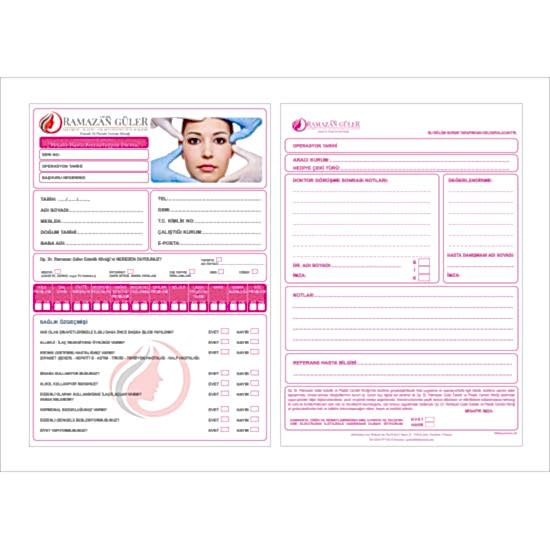 Hasta Bilgi Formu & Görüşme Formu - Kışiselleştirilebilir, Dayanıklı ve Profesyonel Baskı Kalitesi Hasta Bilgi Formu & Görüşme Formu - Kışiselleştirilebilir, Dayanıklı ve Profesyonel Baskı Kalitesi