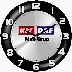 Bombe Cam Duvar Saati