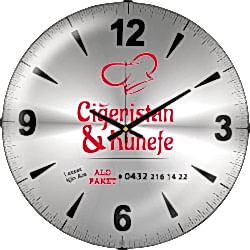 Bombe Cam Duvar Saati