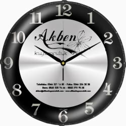 Bombe Cam Duvar Saati