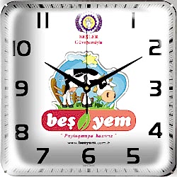 Bombe Cam Duvar Saati