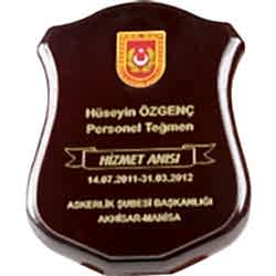 Ahşap Plaket