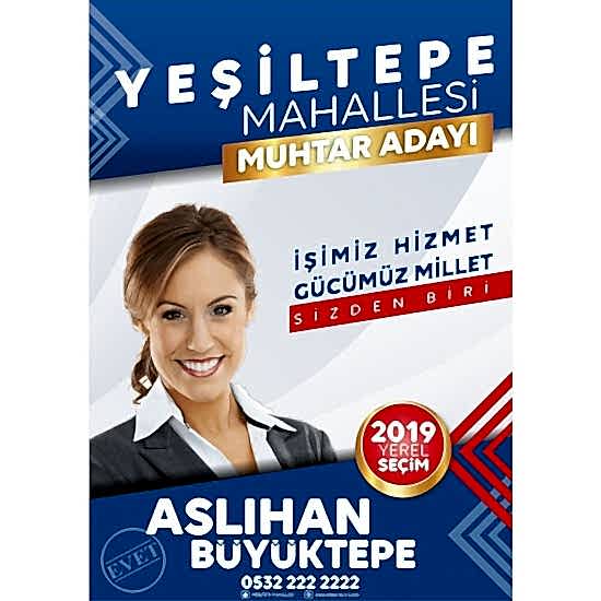 Muhtar Adayı Afiş, Broşür ve Oy Pusulası Baskısı Muhtar Adayı Afiş, Broşür ve Oy Pusulası Baskısı