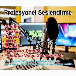Profesyonel Seslendirme Hizmeti – Santral, Reklam, YouTube ve Daha Fazlası