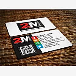 "460 Mikron İnce Plastik Kartvizit – Şık ve Dayanıklı Kartvizit Baskı"