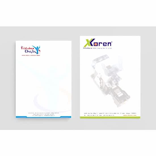 "Antetli Kağıt Baskı – Kurumsal Kimliğinizi Yansıtan Kaliteli Tasarımlar"