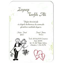 "10x14 cm Büyük Magnet Düğün Davetiyesi – Kalıcı ve Şık Tasarım"