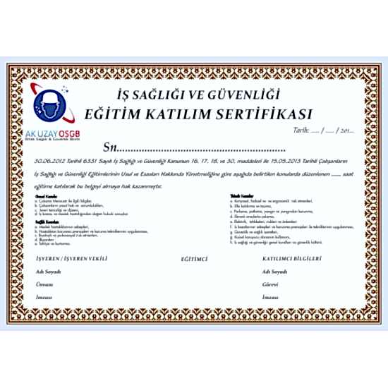 Sertifika - Diploma - Mazbata Baskı Hizmeti Sertifika - Diploma - Mazbata Baskı Hizmeti